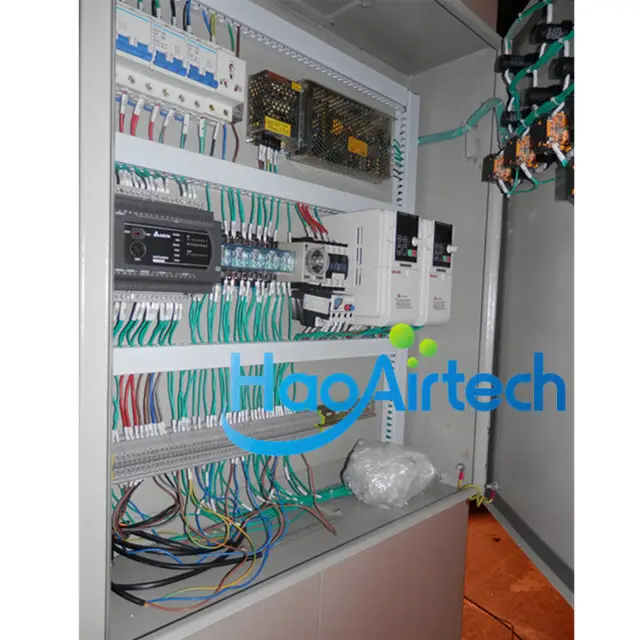 HAOAIRTECH plc control pass box with conveyor line for clean room purification workshop 3
