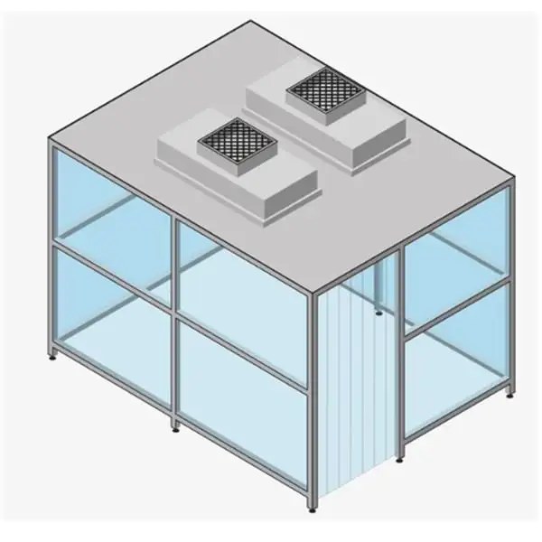 HAOAIRTECH capsule softwall modular cleanroom enclosures for semiconductor factory 2