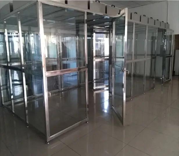 HAOAIRTECH portable hardwall cleanroom with ffu for semiconductor factory 2