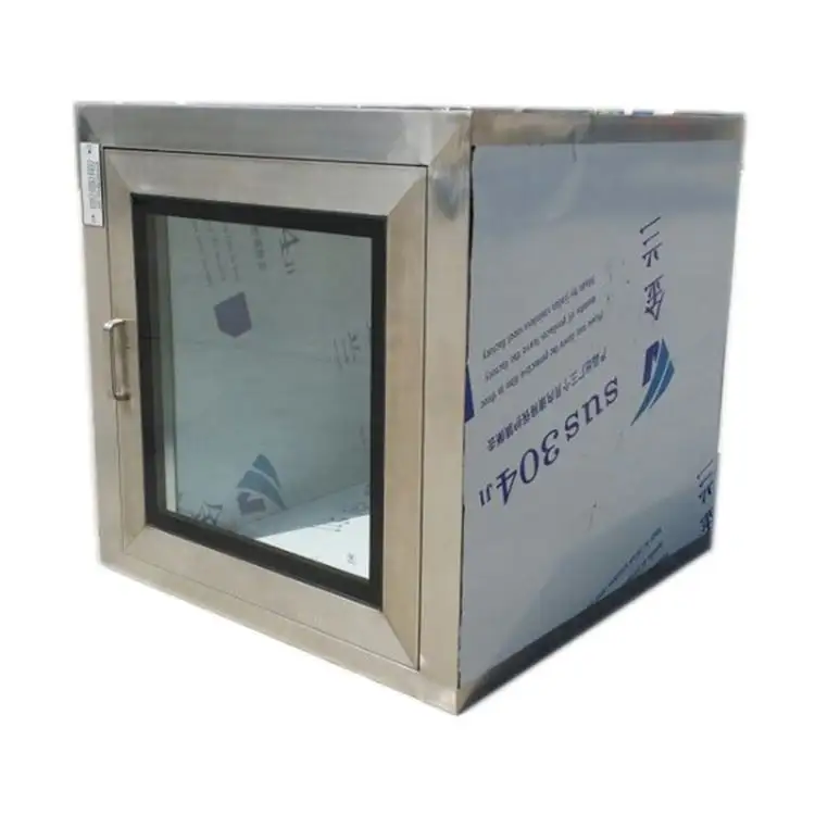 HAOAIRTECH stainless steel cleanroom pass box embedded lamps for hospital 2