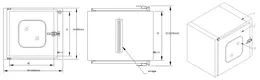 air cleanroom electronic HAOAIRTECH Brand pass box manufacturers 3