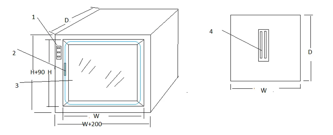 hospital microcomputer OEM pass box manufacturers HAOAIRTECH 3