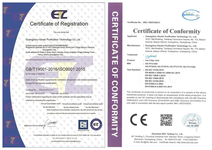 semiconductor Modular Cleanroom hard HAOAIRTECH company 9