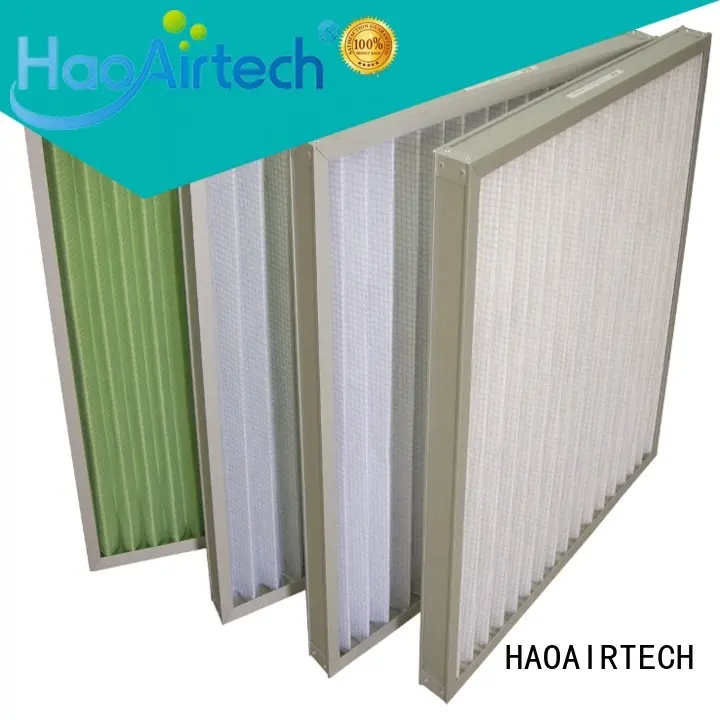 Quality HAOAIRTECH Brand frame Pleated Air Filter 1