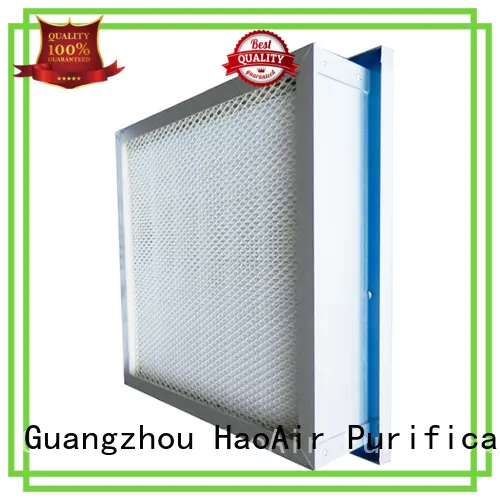 hepa Custom air deep hepa filter manufacturers HAOAIRTECH dop 1