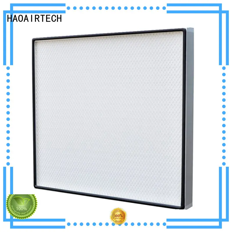 absolute filter minipleats hepa filter manufacturers aluminum HAOAIRTECH Brand 1