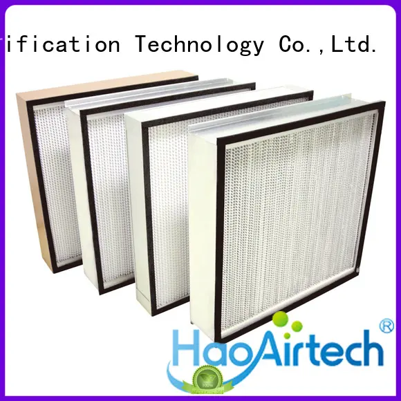 Quality HAOAIRTECH Brand bank deep hepa filter manufacturers 1