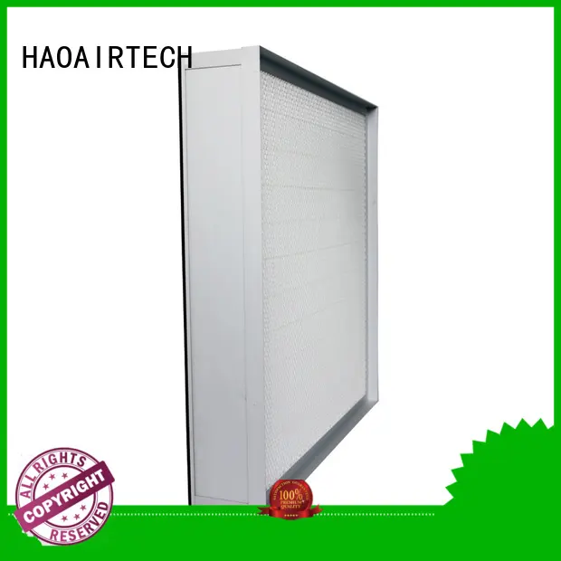 HAOAIRTECH Brand edge gasket replaceable hepa filter manufacturers 1