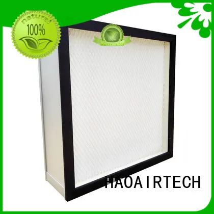 bank aluminum seal HAOAIRTECH Brand best hepa air filter manufacture 1
