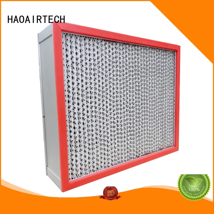 frame alu high temperature filter 350℃ HAOAIRTECH 1