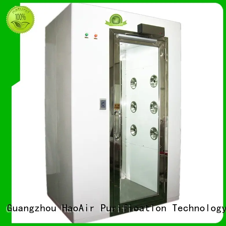 side Custom cleanroom air shower cargo HAOAIRTECH 1