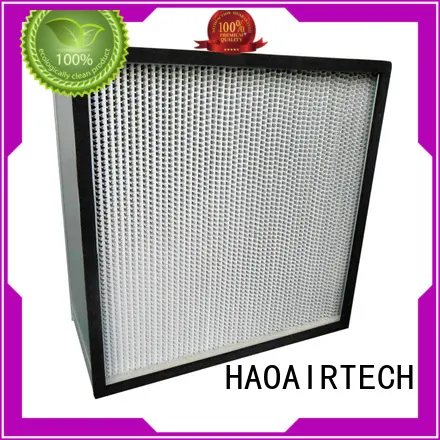 knife edge air filter replacement with one side gasket for electronic industry HAOAIRTECH 1