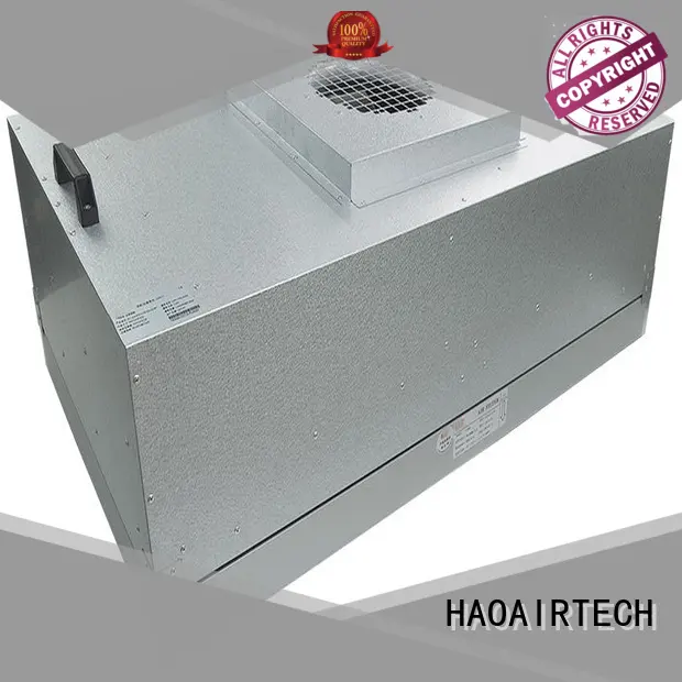 popular ceiling fan filters with internal fan for cleanroom ceiling HAOAIRTECH 1
