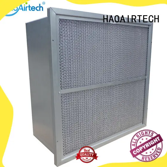 v cell hvac air filter box with abs frame for industry 1