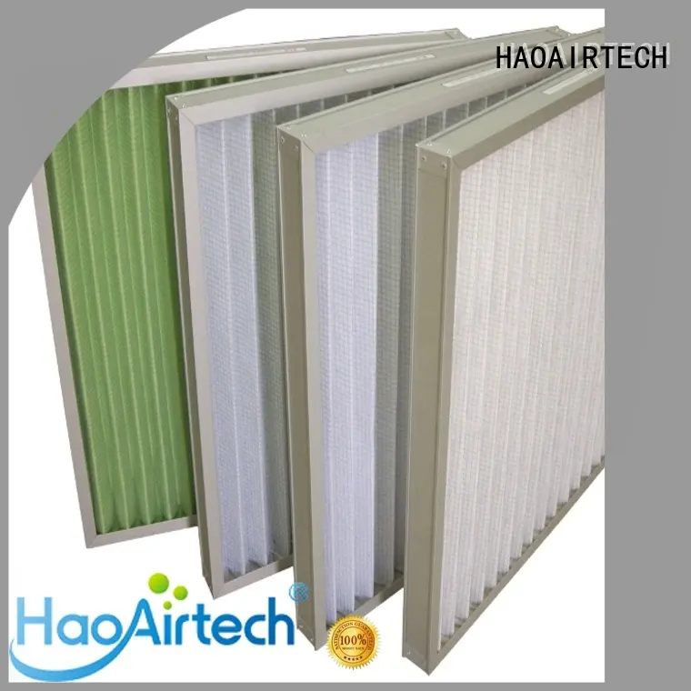 HAOAIRTECH professional pleated filter high end for clean return air system 1