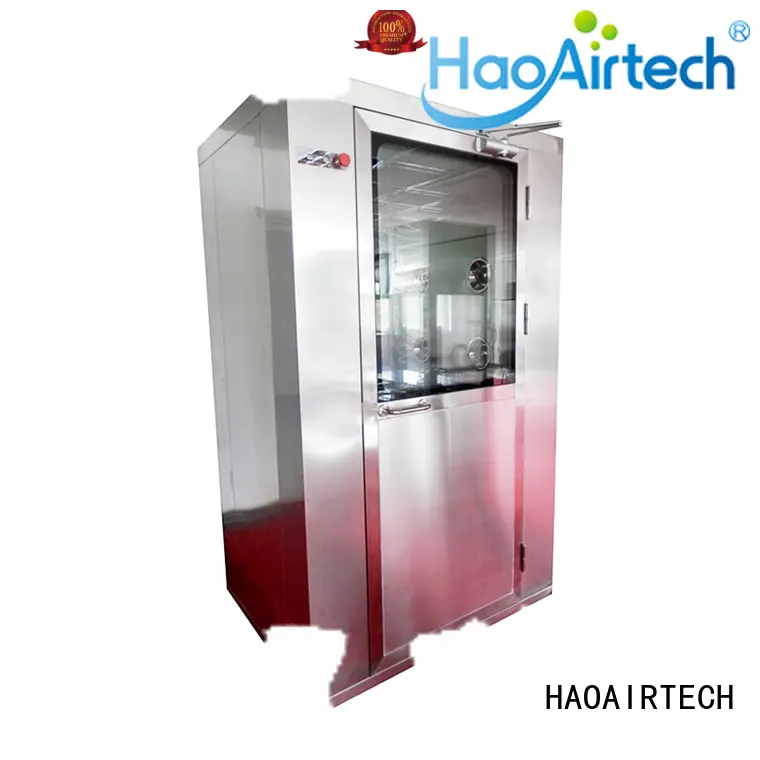 intelligent air shower system with automatic swing door for ten person 1