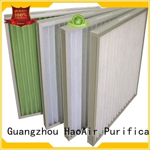 HAOAIRTECH high end merv 7 pleated air filters supplier for clean return air system 1