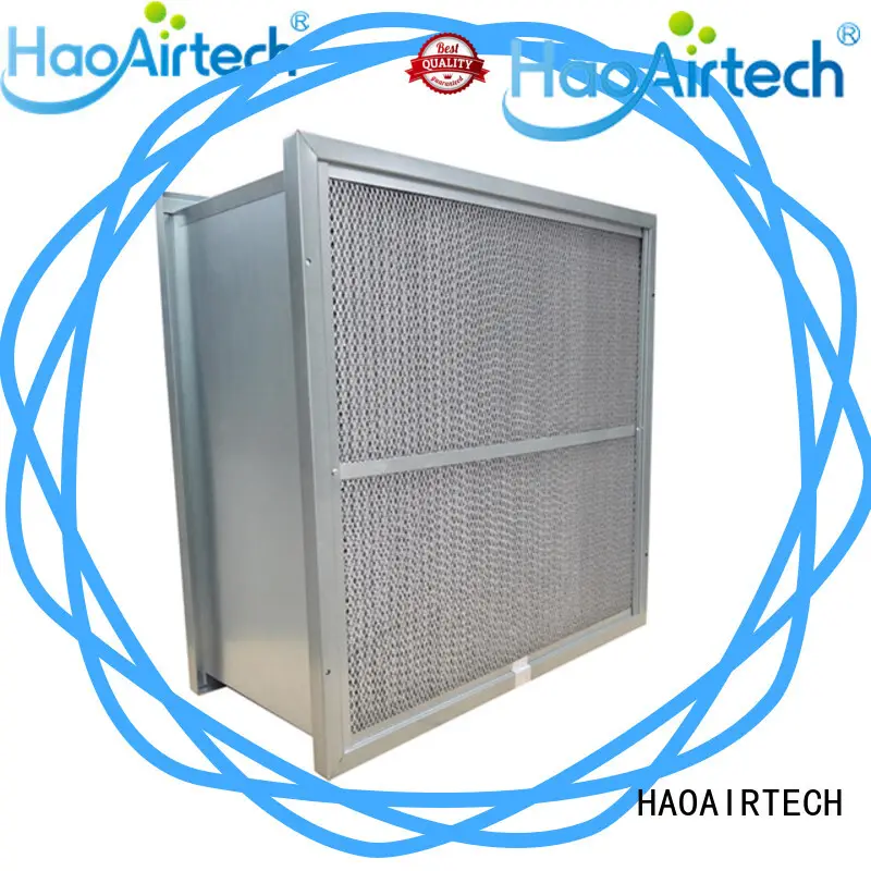 HAOAIRTECH ashare v cell rigid filter with abs frame for food and beverage 1