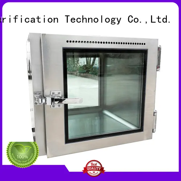 coldrolled steel dynamic pass box with arc design gmp standard for clean room purification workshop 1