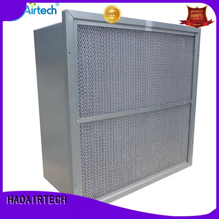 Rigid Box  Ashare Air Filter With GL Interlocker Frame 1