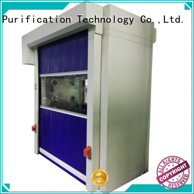 PVC Fast Rolling Door Air Shower 1