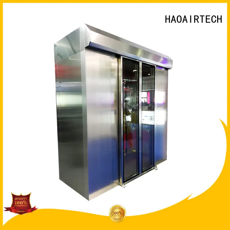 HAOAIRTECH air shower with automatic swing door for pallet cargo 1