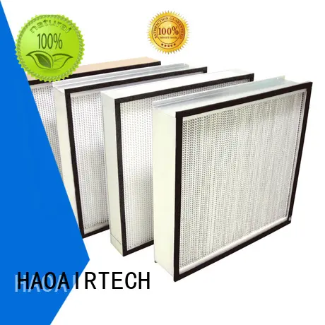 gel seal high efficiency particulate air filter with flanger for electronic industry HAOAIRTECH 1