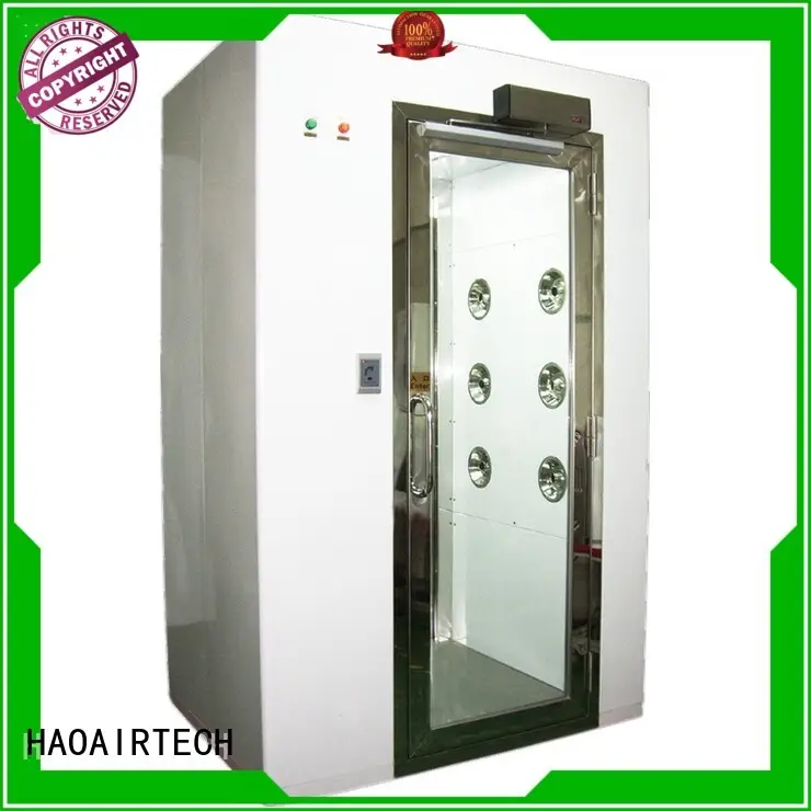 air shower clean room with top side air flow for forklift 1