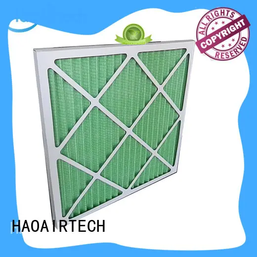 air merv 7 pleated air filters with cardboard frame for clean return air system HAOAIRTECH 1