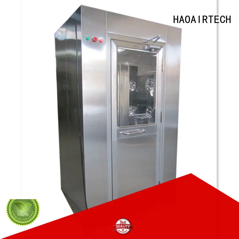 air shower room with top side air flow for oil refinery HAOAIRTECH 1