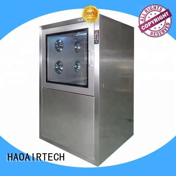 dynamic pass box with laminar air flow for cargo HAOAIRTECH 1