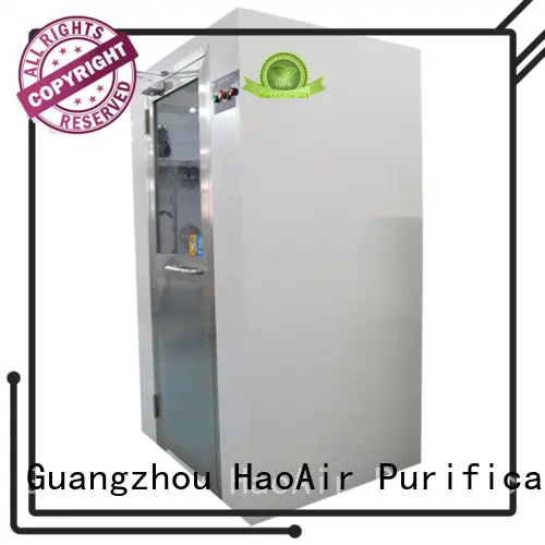 HAOAIRTECH air shower clean room with stainless steel for large scale semiconductor factory 1