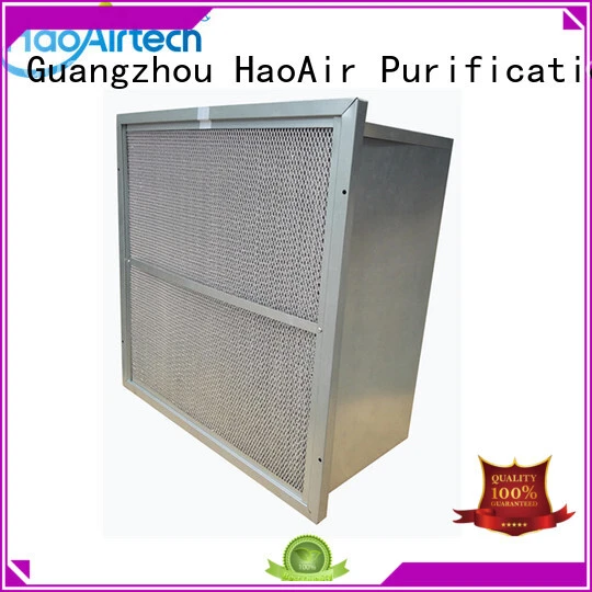 HAOAIRTECH knife edge hepa air filter with big air volume for air cleaner 1