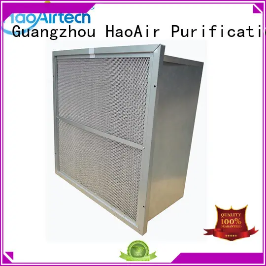 HAOAIRTECH knife edge hepa air filter with big air volume for air cleaner 1