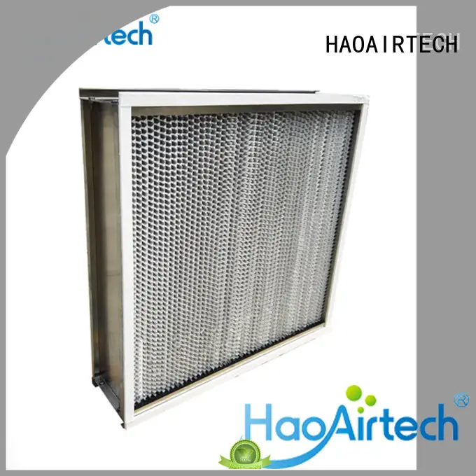 hepa air filter with big air volume for air cleaner HAOAIRTECH 1