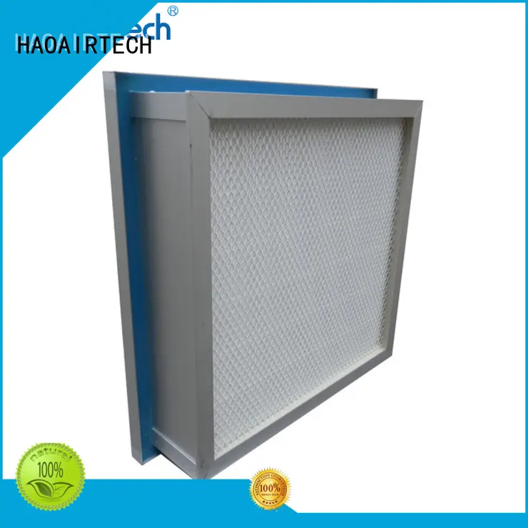 HAOAIRTECH vacuum cleaner hepa filter with al clapboard for electronic industry 1