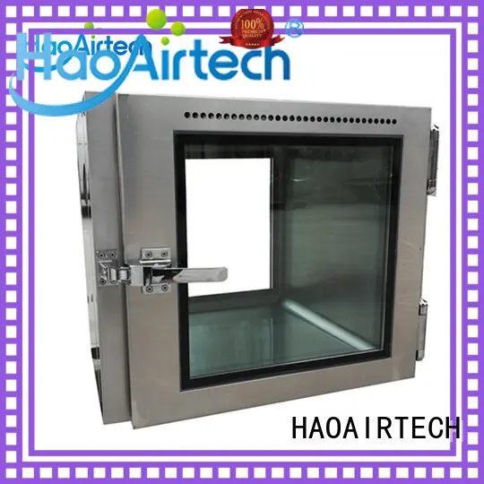 negative pressure cleanroom pass box with laminar air flow for electronics factory 1