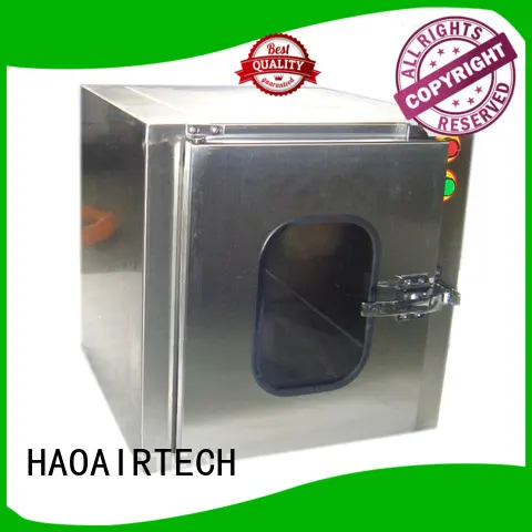HAOAIRTECH plc control cleanroom pass box with baked painting for hvac system 1
