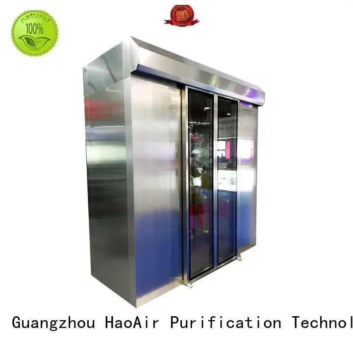 HAOAIRTECH intelligent air shower room with stainless steel for large scale semiconductor factory 1