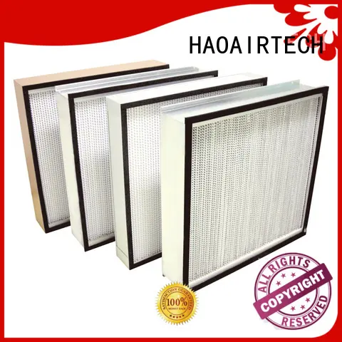 knife edge hepa filter manufacturers with dop port for air cleaner 1