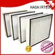 knife edge hepa filter manufacturers with dop port for air cleaner 1