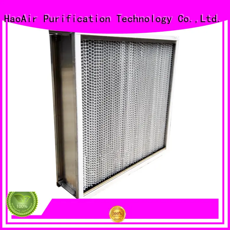 HAOAIRTECH hepa air filters for home with large air volume for filtration pharmaceutical factory 1