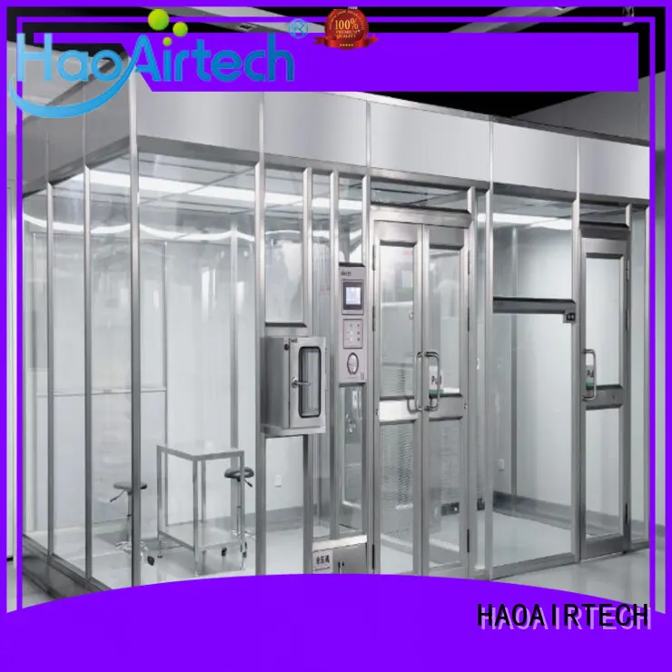 HAOAIRTECH simple softwall cleanroom enclosures for semiconductor factory 1