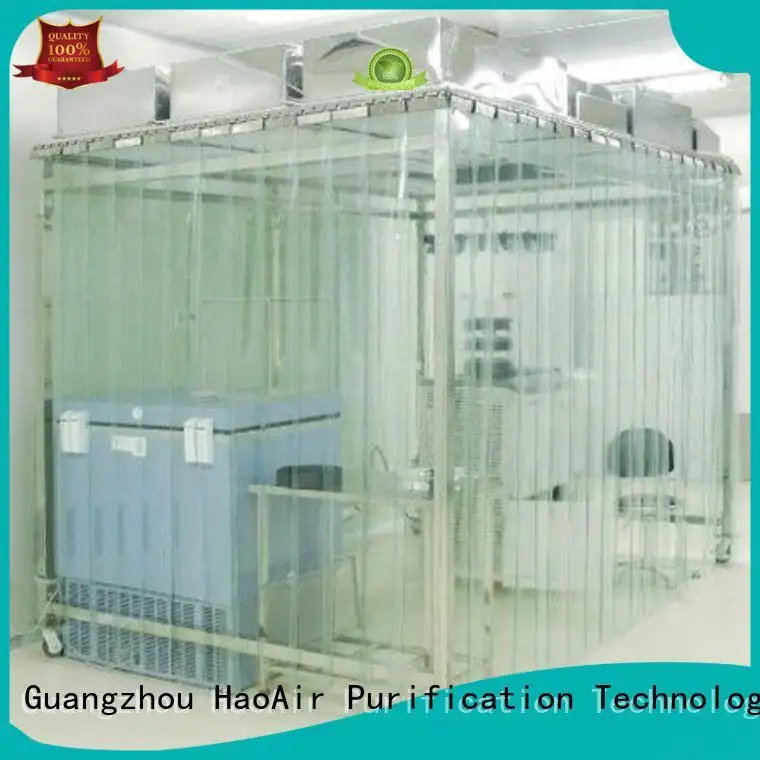 HAOAIRTECH softwall cleanroom with constant temperature and humidity controlled for semiconductor factory 1