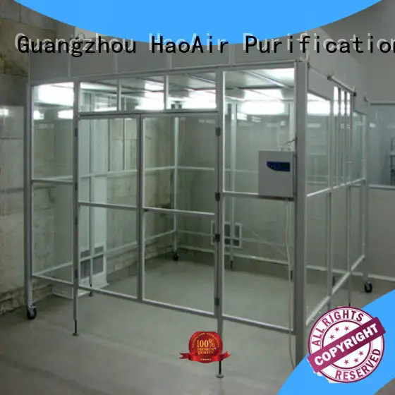 non standard softwall cleanroom vertical laminar flow booth for semiconductor factory 1