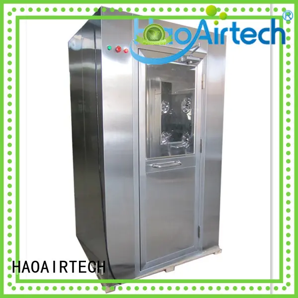 HAOAIRTECH goods air shower room with automatic swing door for ten person 1