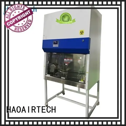 HAOAIRTECH stainless steel laminar flow hood with hepa filtred for biology horizontal 1