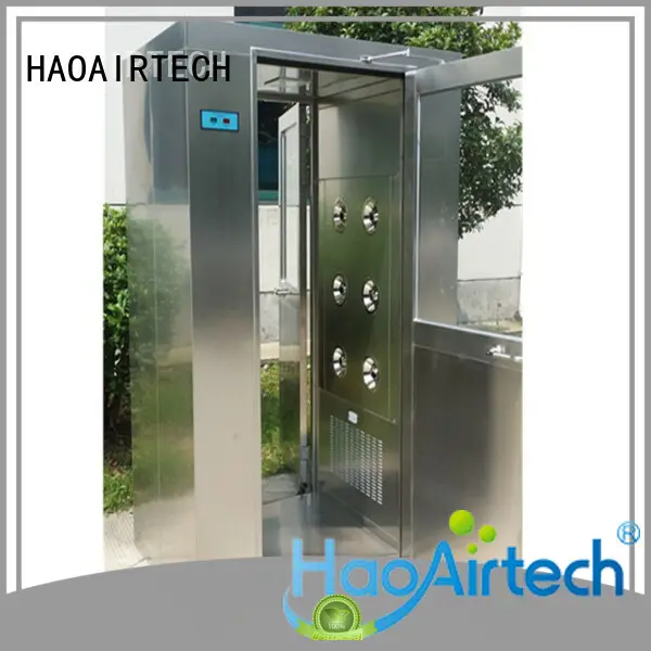 HAOAIRTECH air shower design with stainless steel for forklift 1