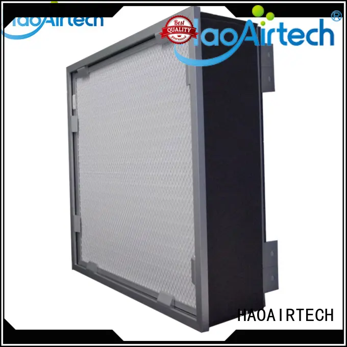 knife edge hepa air filter with dop port for electronic industry 1