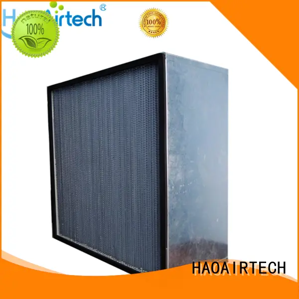HAOAIRTECH ulpa air filter with one side gasket for air cleaner 1